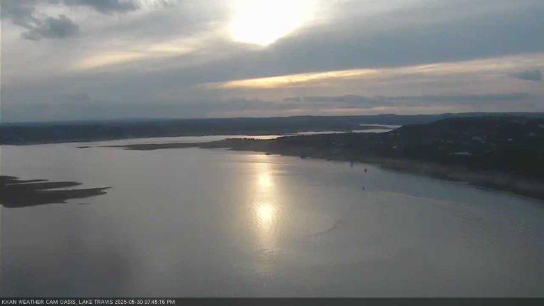 Lake Travis webcam, May 30, 2025 7:45 PM CT