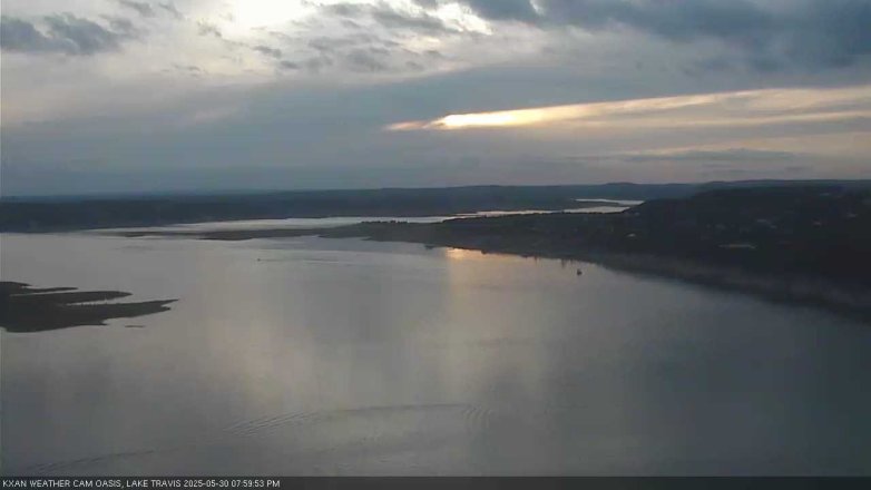 Lake Travis webcam, May 30, 2025 8:00 PM CT