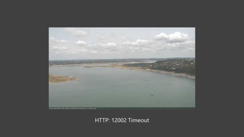 Lake Travis webcam, May 31, 2025 12:00 PM CT