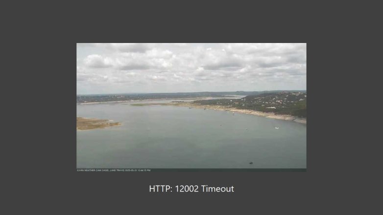 Lake Travis webcam, May 31, 2025 12:45 PM CT