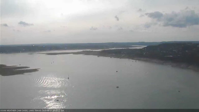 Lake Travis webcam, May 31, 2025 5:45 PM CT