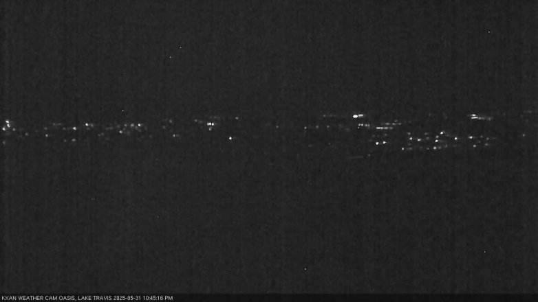 Lake Travis webcam, May 31, 2025 10:45 PM CT