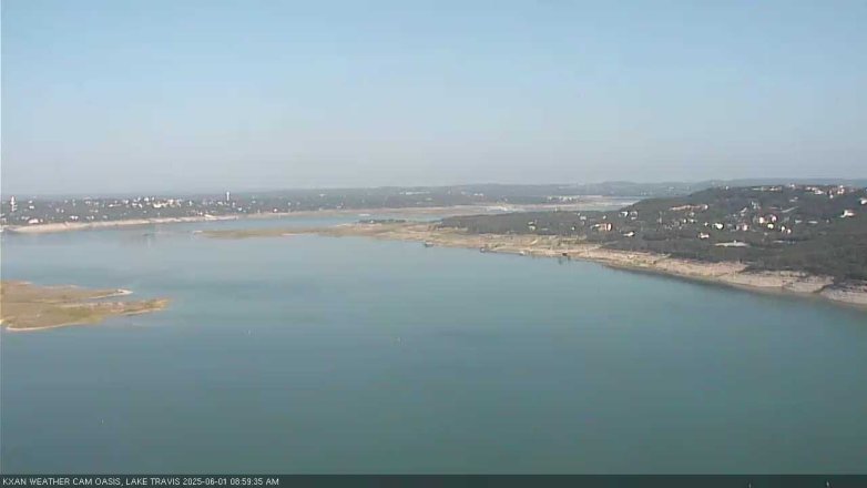 Lake Travis webcam, June 1, 2025 9:00 AM CT