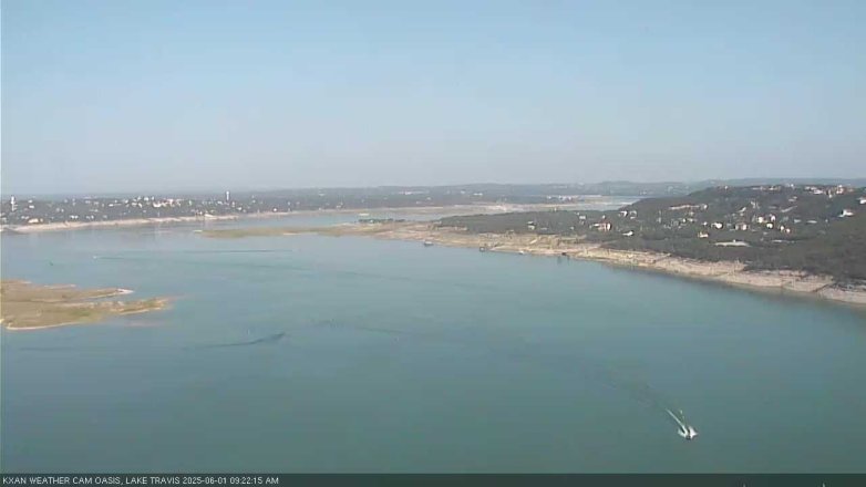 Lake Travis webcam, June 1, 2025 9:25 AM CT
