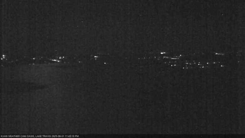 Lake Travis webcam, June 1, 2025 11:45 PM CT