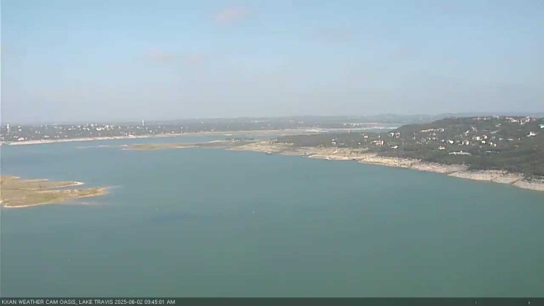 Lake Travis webcam, June 2, 2025 9:45 AM CT