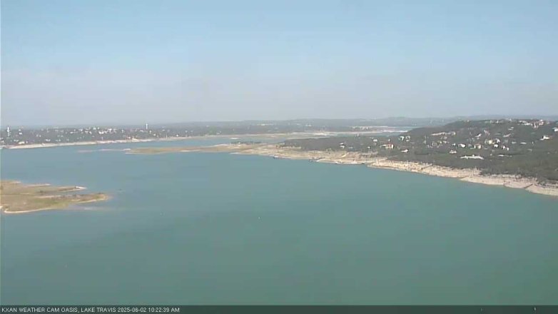 Lake Travis webcam, June 2, 2025 10:25 AM CT