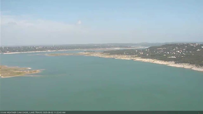 Lake Travis webcam, June 2, 2025 11:25 AM CT