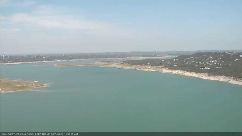 Lake Travis webcam, June 2, 2025 12:00 PM CT
