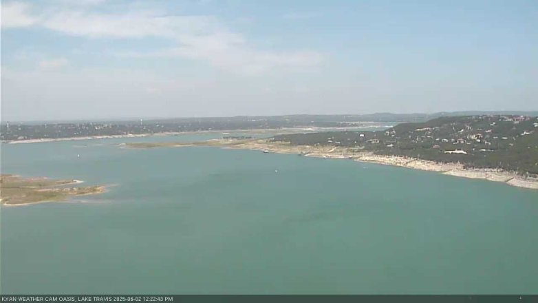 Lake Travis webcam, June 2, 2025 12:25 PM CT