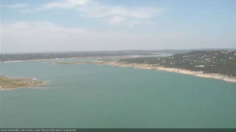 Lake Travis webcam, June 2, 2025 12:45 PM CT