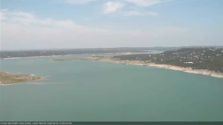 Lake Travis webcam, June 2, 2025 1:00 PM CT