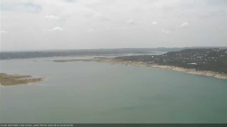 Lake Travis webcam, June 2, 2025 2:45 PM CT