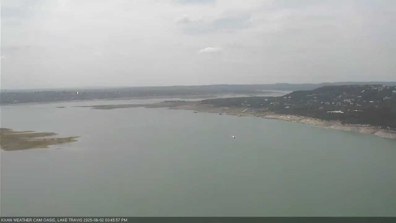Lake Travis webcam, June 2, 2025 3:45 PM CT
