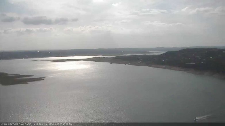 Lake Travis webcam, June 2, 2025 5:45 PM CT