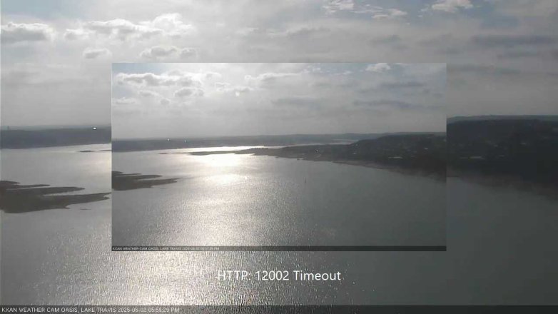 Lake Travis webcam, June 2, 2025 6:00 PM CT