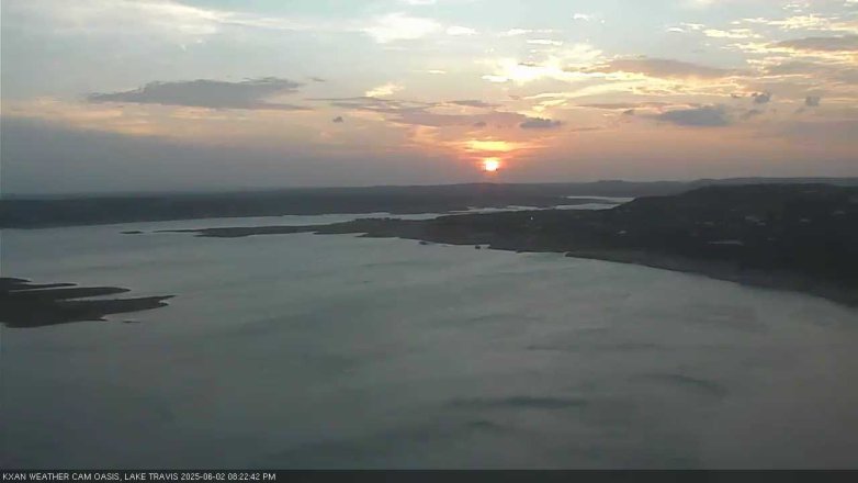 Lake Travis webcam, June 2, 2025 8:25 PM CT