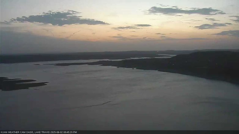 Lake Travis webcam, June 2, 2025 8:45 PM CT