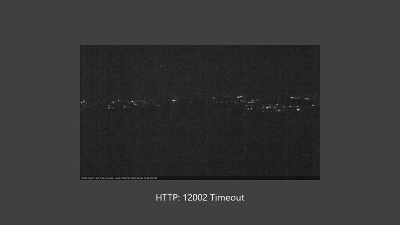 Lake Travis webcam, June 2, 2025 9:45 PM CT