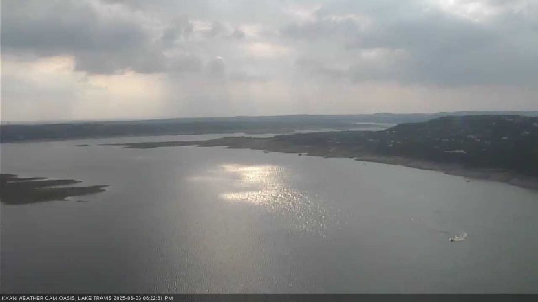 Lake Travis webcam, June 3, 2025 6:25 PM CT