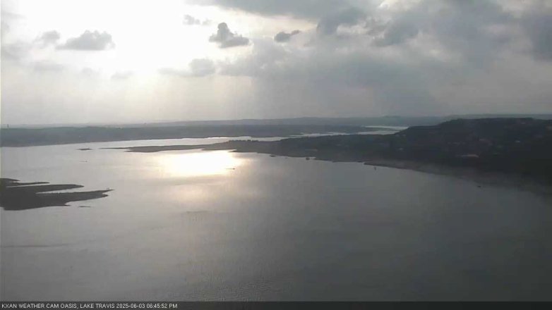 Lake Travis webcam, June 3, 2025 6:45 PM CT