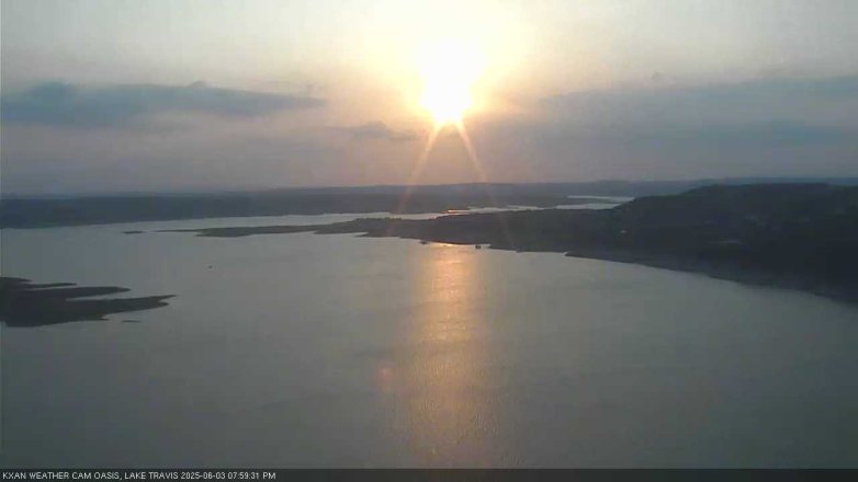 Lake Travis webcam, June 3, 2025 8:00 PM CT