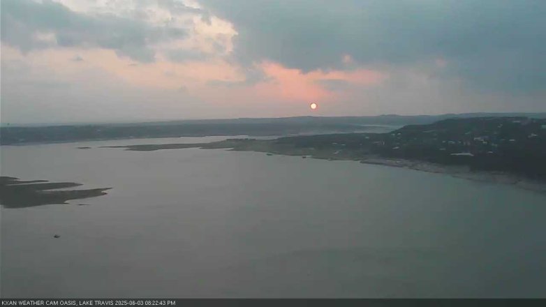 Lake Travis webcam, June 3, 2025 8:25 PM CT