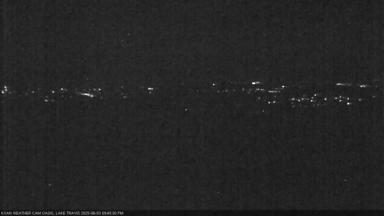 Lake Travis webcam, June 3, 2025 9:45 PM CT