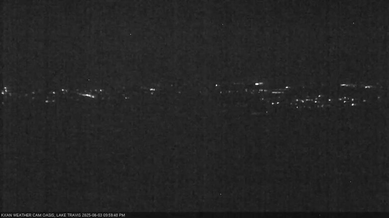 Lake Travis webcam, June 3, 2025 10:00 PM CT