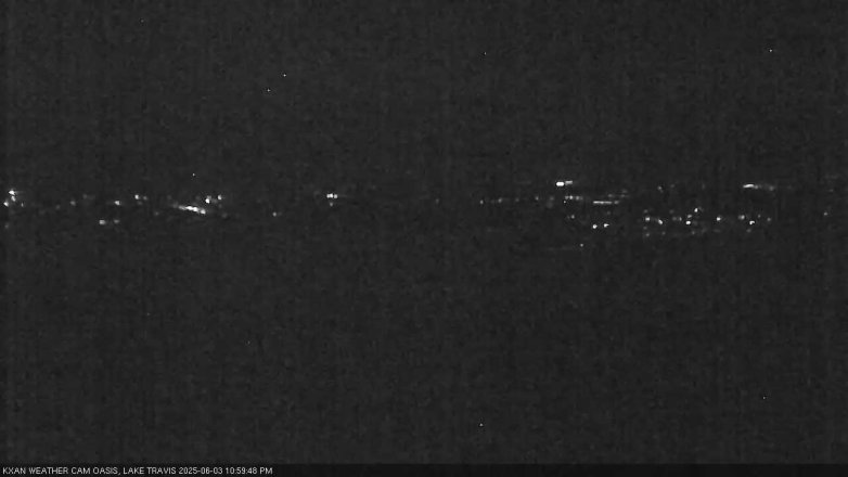 Lake Travis webcam, June 3, 2025 11:00 PM CT