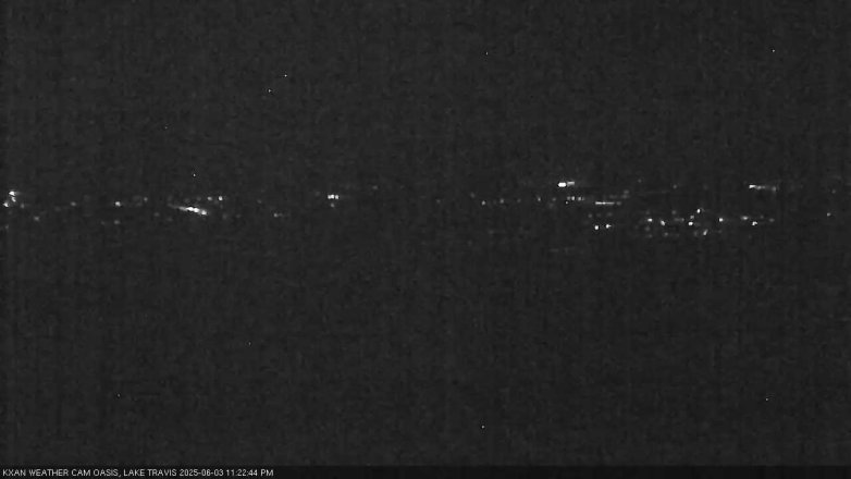 Lake Travis webcam, June 3, 2025 11:25 PM CT