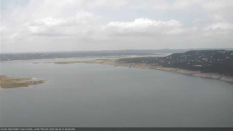 Lake Travis webcam, June 4, 2025 1:45 PM CT