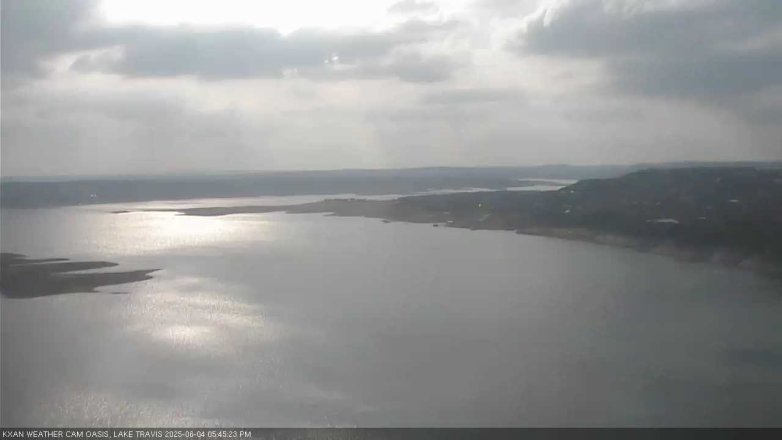 Lake Travis webcam, June 4, 2025 5:45 PM CT