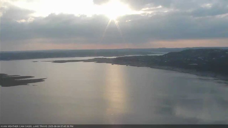 Lake Travis webcam, June 4, 2025 7:45 PM CT