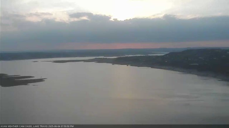 Lake Travis webcam, June 4, 2025 8:00 PM CT