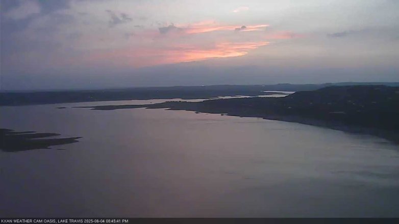 Lake Travis webcam, June 4, 2025 8:45 PM CT