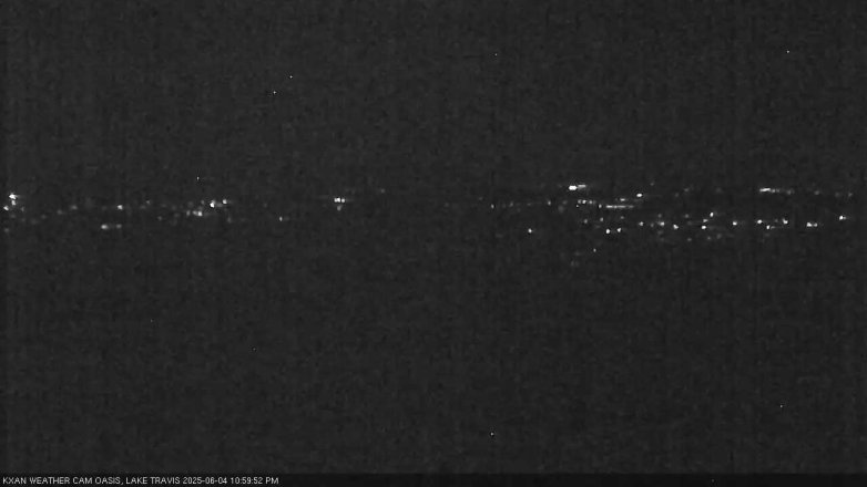 Lake Travis webcam, June 4, 2025 11:00 PM CT