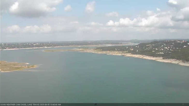 Lake Travis webcam, June 5, 2025 10:45 AM CT