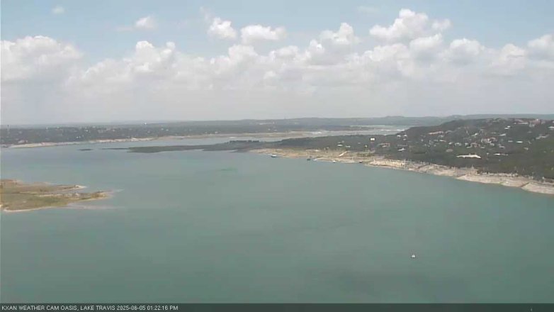 Lake Travis webcam, June 5, 2025 1:25 PM CT