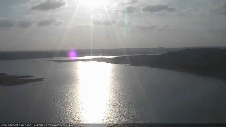 Lake Travis webcam, June 5, 2025 7:00 PM CT