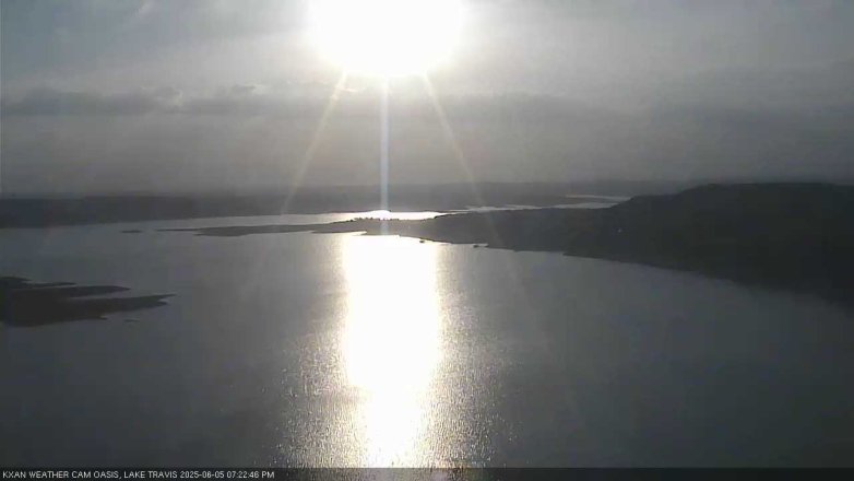 Lake Travis webcam, June 5, 2025 7:25 PM CT