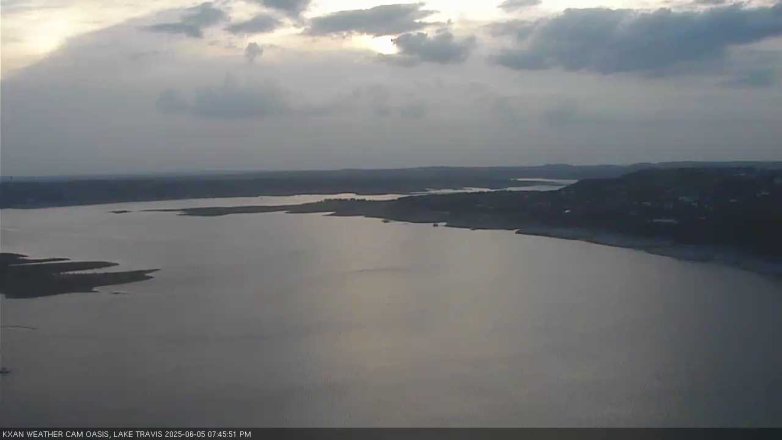 Lake Travis webcam, June 5, 2025 7:45 PM CT