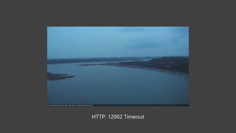 Lake Travis webcam, June 5, 2025 8:45 PM CT
