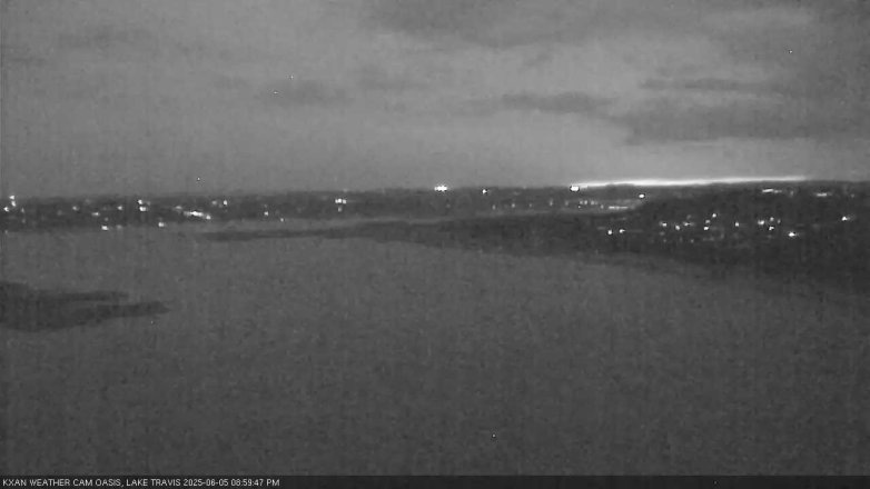 Lake Travis webcam, June 5, 2025 9:00 PM CT