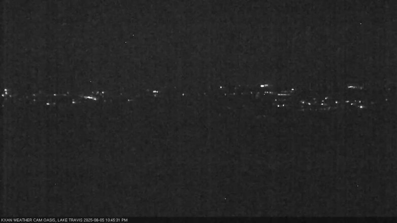 Lake Travis webcam, June 5, 2025 10:45 PM CT