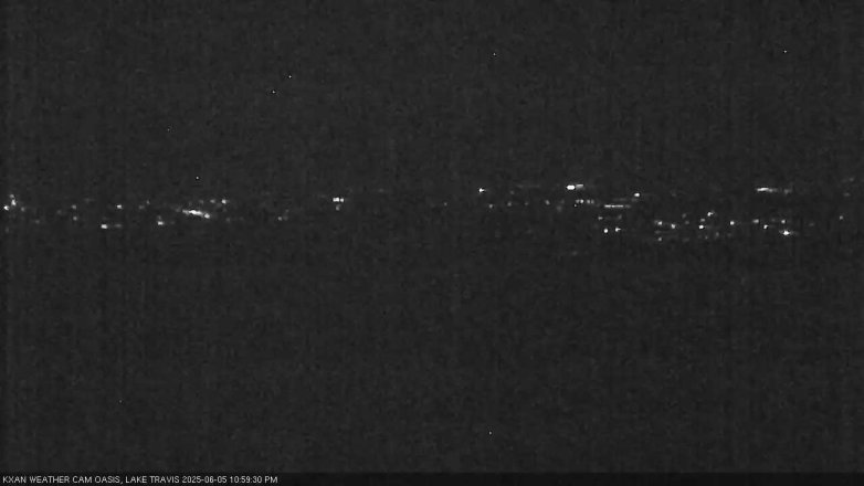 Lake Travis webcam, June 5, 2025 11:00 PM CT