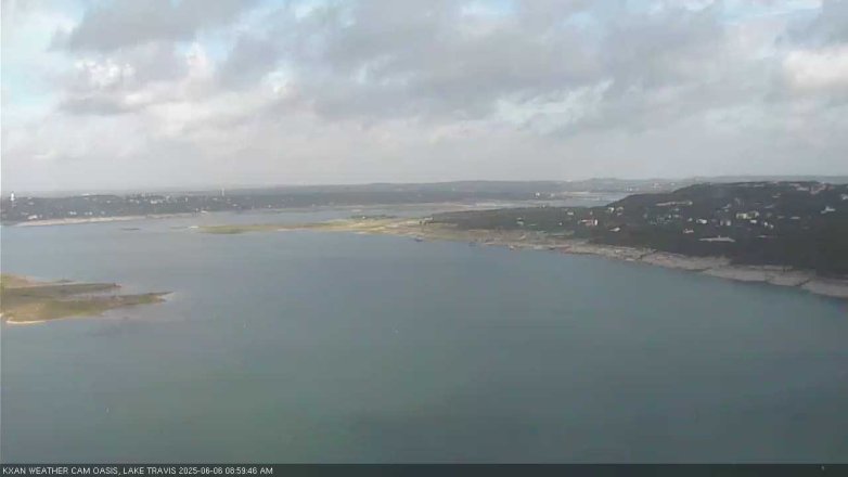 Lake Travis webcam, June 6, 2025 9:00 AM CT