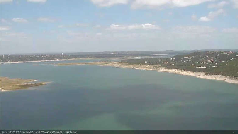 Lake Travis webcam, June 6, 2025 12:00 PM CT