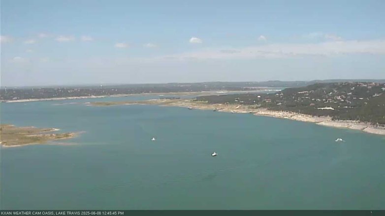 Lake Travis webcam, June 6, 2025 12:45 PM CT