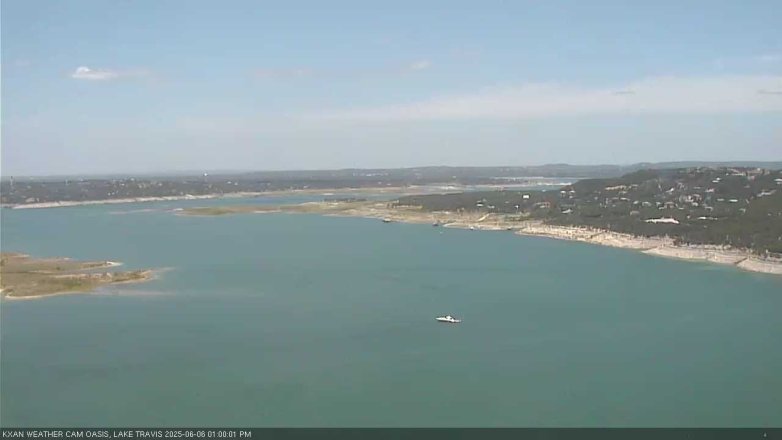 Lake Travis webcam, June 6, 2025 1:00 PM CT